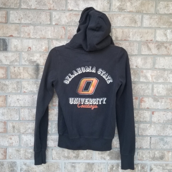 Oklahoma State University Cowboys Black Hoodie(women XS)PINK V.S. Sweatshirt - Picture 3 of 8
